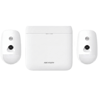 (AX PRO) KIT de Alarma AX PRO / Incluye: 1 Hub con Batería de Respaldo / 2 Detectores de Movimiento con Cámara (PIRCAM) / Compatible con Hik-Connect P2P