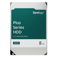 Disco Duro SATA de 3.5" Serie Plus | Capacidad 8TB | Tecnología CMR | MTBF de 1.2 Millón de Horas | Carga de Trabajo de 180 TB/Año | Compatible con Synology DSM.
