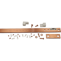 Barra de Tierra Física para Rack 19" (482.6 mm) / 1 UR / Aleación de Cobre 110 Estañado / Espesor 6 mm / Cumple EIA-310-D / Incluye Kit de Montaje