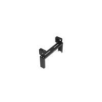 Rack de Distribución Aéreo de 2 Postes PanZone®, Rieles Roscados #12-24, de 4 UR, Color Negro