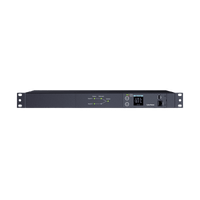 PDU ATS (Fuente Redundante Auto-transferible) Medible, Para Distribución de Energía, 2 Entradas 120 Vca NEMA5-15P, Con 10 Salidas NEMA 5-15R, Horizontal 19in, 1UR