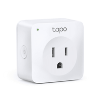 Mini tomacorriente inteligente Wi-Fi, 100 - 120V~, 50/60Hz, 15.0A, compatible con Amazon Alexa y Google Assistant, color blanco.