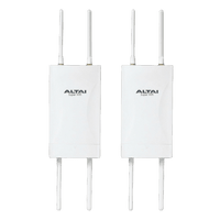 Kit de 2 Unidades del Punto de Acceso WiFi 6, PTMP Omnidireccional, Cobertura Hasta 300 m, Doble Banda Simultanea en 2.4 y 5 GHz, Hasta 2.976 Gbps, Hasta 256 Usuarios Concurrentes, Administración en Nube Gratis con INSIGHTS