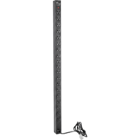 PDU Vertical para Rack con 18 Tomas NEMA 5-15R, 15A, 1.22 m (48 in) de Altura, Acero Color Negro
