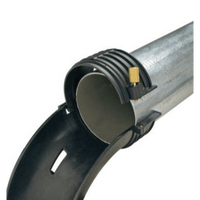 Conducto tipo cascada Tak-Ty™, 4 in, negro