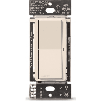 Interruptor inteligente on/off con cable neutro, 5 A, 120 V, para Caseta Wireless