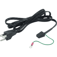 Cable de Alimentación para Ventilador / 1 Conector / 1.52 m (5 ft) / Cobre / Enchufe 3 Puntas con Tierra / Compatible con Ventiladores Compactos Hoffman