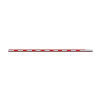 Brazo Recto 4 mts / Iluminación Rojo-Verde para Barreras Hikvision DS-TMG320 / Octagonal Recto