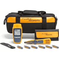 Kit Profesional de Verificador de Red MicroScanner PoE, para Comprobación de Redes de Voz, Datos, Video y PoE 802.3af, at, bt y UPOE, con Pantalla LCD Retroiluminada