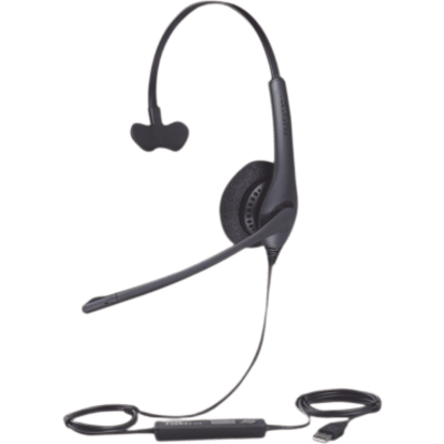 Jabra Biz 1500 Mono, auricular profesional con cancelación de ruido, con conexión USB (1553-0159)