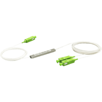 Splitter (Divisor Óptico) tipo PLC, de 1x2, conectores SC/APC