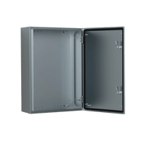 Gabinete de Acero Inoxidable 304L ASR IP66 1200x800x300 mm / 2 Cerraduras / Montaje Placa 2 mm