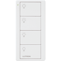 Control remoto inalámbrico Pico de 4 botones para 3 escenas de iluminación y apagado, batería de 10 años, para Caseta Wireless, RA2 Select, RadioRA y HomeWorks