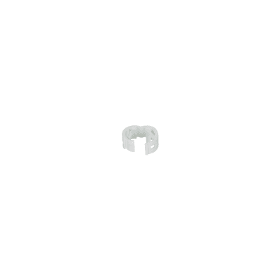 Kit de 25 Clips de Identificación Para Patch Cords, Compatible con Diámetros de 4.7 a 7.8 mm (0.19 a 0.31 Pulgadas), Color Blanco