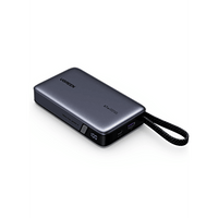 Power Bank 20000mAh / 67W USB-C con Cable Integrado / 1C1A / PD3.0 PPS QC4.0 / Batería 72Wh Li-ion 21700 / Carga Rápida 65W / PC+ABS V-0
