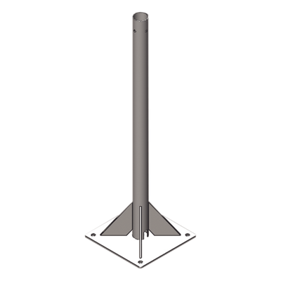 Mástil de Telecomunicaciones / 5 m (16.4 ft) / Tubo 2
