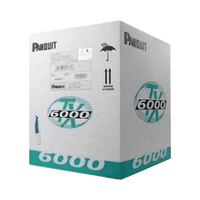Bobina de Cable UTP 305 Metros (1000 Pies) de Cobre, TX6000™ PanNet, Reelex, Amarillo, Categoría 6 Mejorado (23 AWG), PVC (CM), de 4 Pares