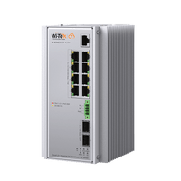 Switch Industrial Administrable Gigabit con 2 Puertos PoE bt + 6 Puertos PoE af/at o 24 V Pasivo + 2 SFP Gigabit, 240 W