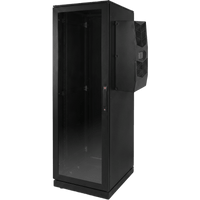 Gabinete de Telecomunicaciones ProLine V/D, 700 mm de Ancho, 800 mm de Profundidad, Compatible Con Aire Acondicionado Tipo G28, 42 UR, Color Negro