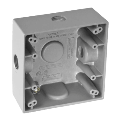 Caja Cuadra de 1/2