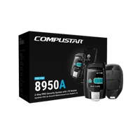 (MONITOREO en APP) Kit de Alarma Vehicular Profesional de 2 vías y control LCD con modulo CM2500 Incluye  GPS X1-MAX LTE