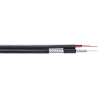 Carrete de 305 Metros (1000 Pies) / Cable Coaxial RG59 / Tipo CCS Siames / Optimizado para HD / Intemperie