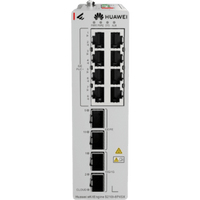 Switch Industrial eKit / 8 Puertos PoE+ Gigabit + 2 SFP + 2 SFP+ / Montaje en Riel DIN / Fuente Redundante 1+1 : 54 a 57 VCD / Libre de licenciamiento / Gestión gratuita desde la Nube / Presupuesto PoE 220 W