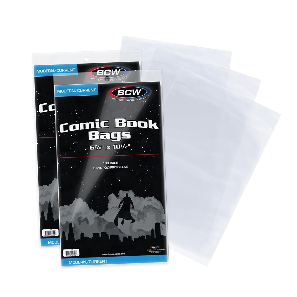 Bolsas BCW para Cómics Actuales/Modernos - 200 pzas
