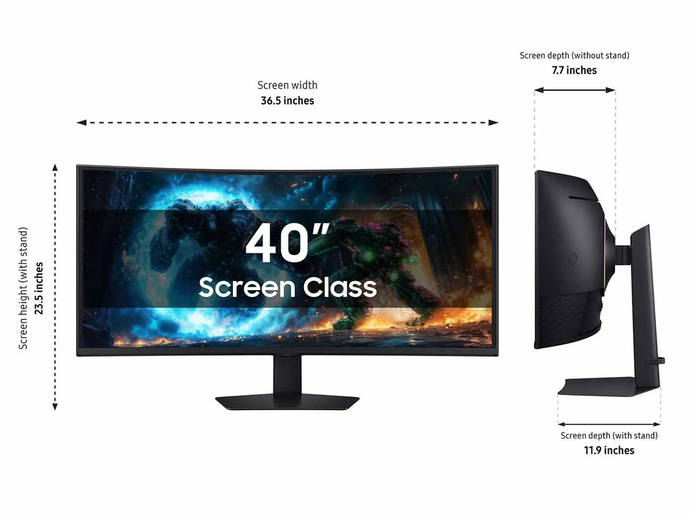 Monitor Samsung Odyssey G7 G75F 40 pulgadas - imagen principal