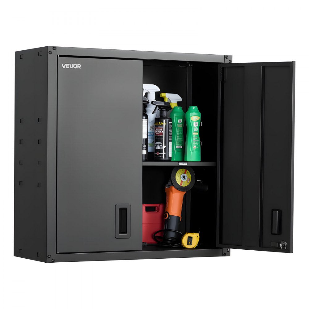 Gabinete de pared metálico VEVOR 30 pulgadas negro