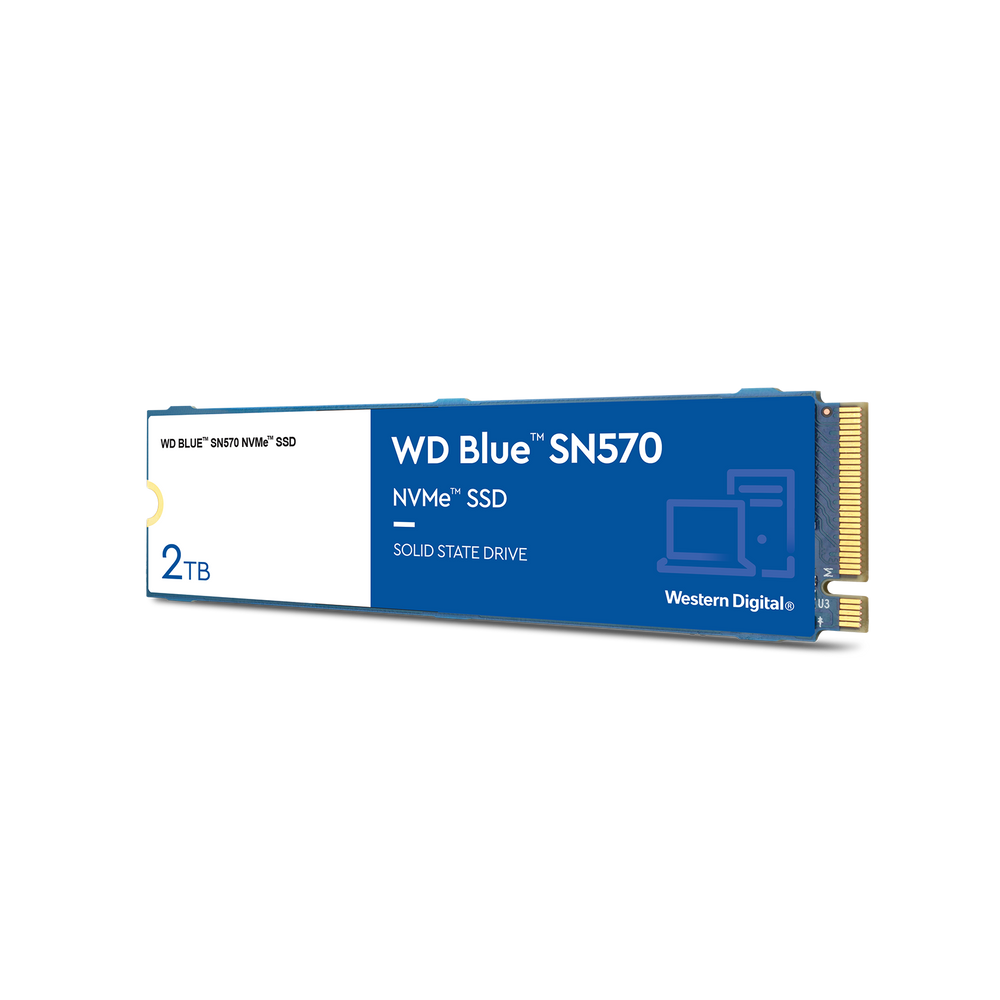 SSD WD Blue SN570 2TB NVMe M.2 2280 - vista frontal