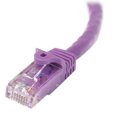 StarTech - Cable de Red de 10m Púrpura Cat5e Ethernet RJ45 sin Enganches
