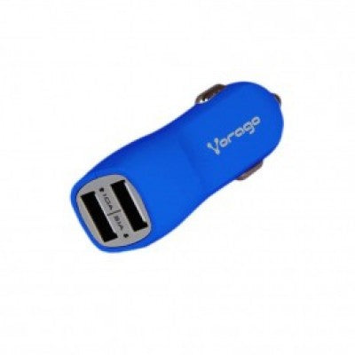 Cargador para auto 2 USB VORAGO AU-103