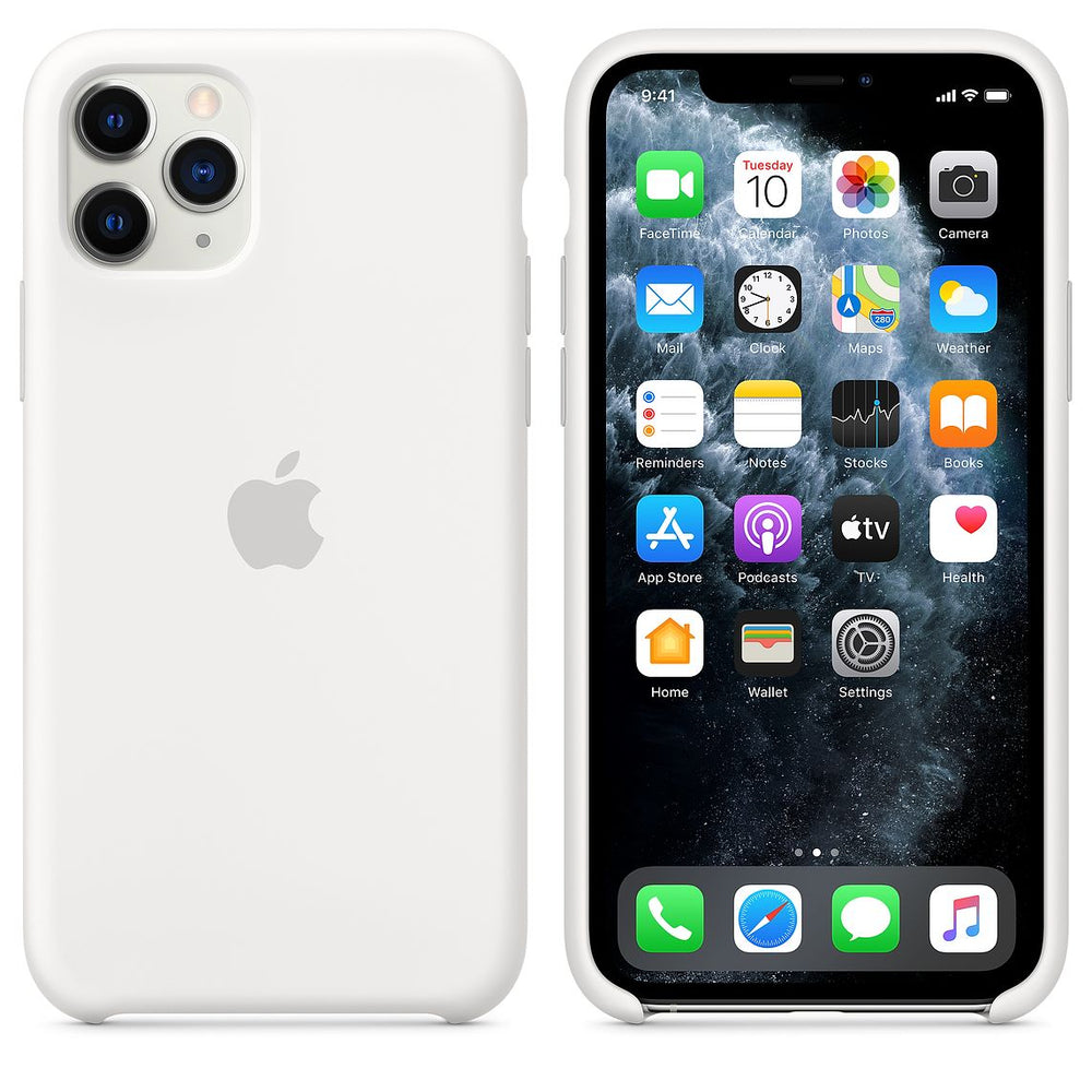 Apple - Funda de silicón para el iPhone 11 Pro - Blanco