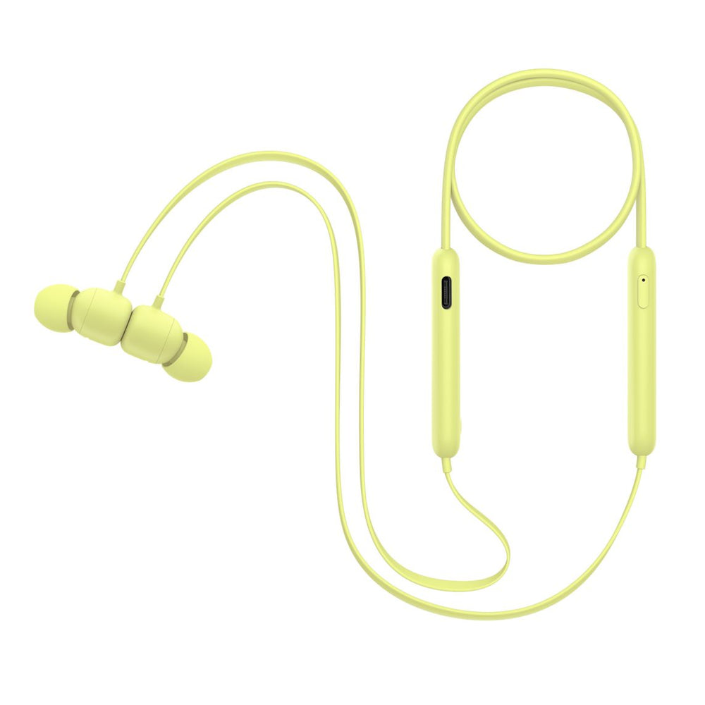 Apple - Beats Flex - Audífonos in-ear inalámbricos para todo el día - Amarillo cítrico