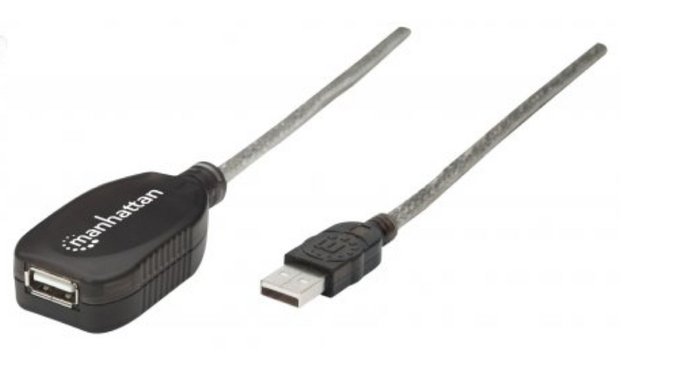 Cable USB Macho - USB Hembra, 5 Metros, Plata