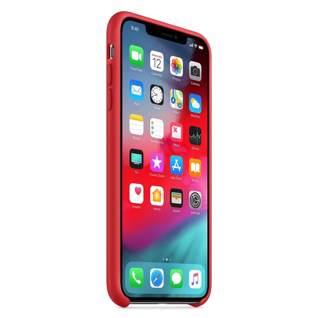 Funda iPhone XS Max Olixar Soft Silicone - Roja