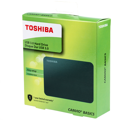 Toshiba - Disco Duro USB 3.0 CANVIO Basics 1TB