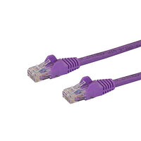 StarTech - Cable de Red de 10m Púrpura Cat5e Ethernet RJ45 sin Enganches