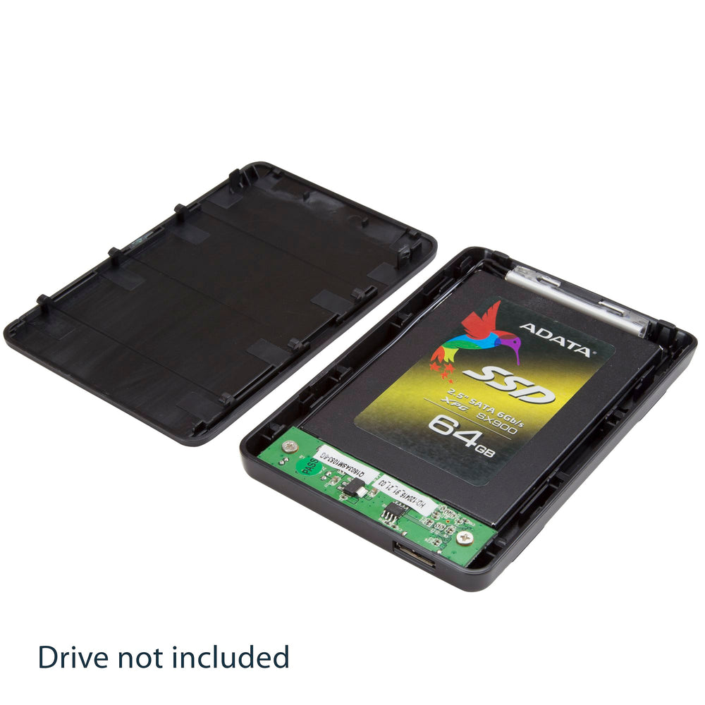 StarTech - Gabinete Carcasa USB 3.0 de Disco Duro HDD SATA III de 2.5 Pulgadas Externo con UASP